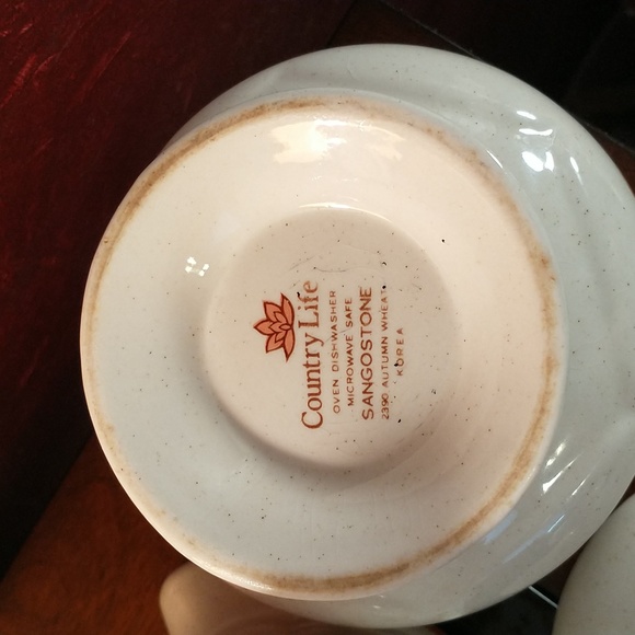 Antique Country Life Sangostone Autumn Wheat Rosenthal Creamer & Sugar Bowl Set - Picture 7 of 7